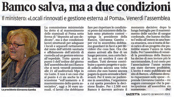 Gazzetta di Mantova 18 Maggio 2013