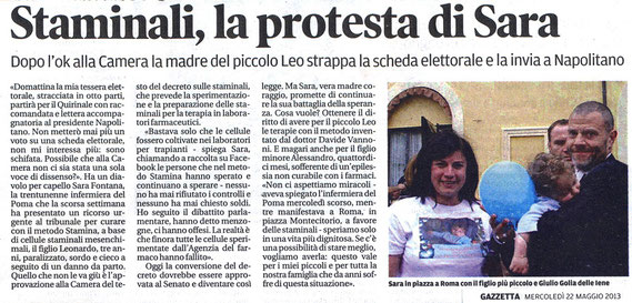 Gazzetta di Mantova 22 Maggio 2013